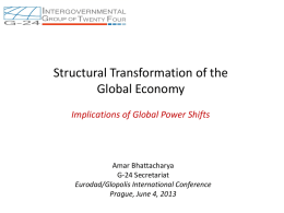 Structural Transformation of the Global Economy
