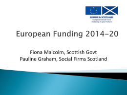 European Funding 2014-20 - Se