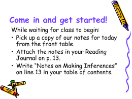 Come in and get started! - Gregory