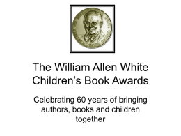 The William Allen White Children’s Book Awards