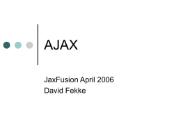 AJAX - Fekke.com