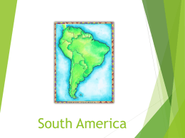 South America - Wattsburg Area School District