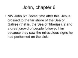 John, chapter 6 - Our Savior's, Eyota