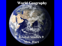 What is geography? - Saugerties Central Schools