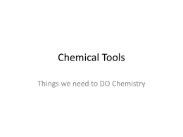 Chemical Tools