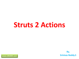 Struts 2 Actions