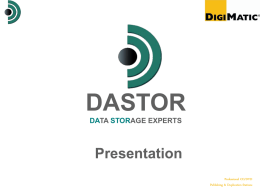 Diapositive 1 - Dastor S.r.L. Home Page