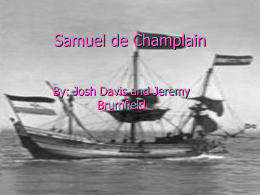 Samuel de Champlain - Gallipolis City Schools