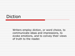 Diction - Muskegon Area ISD