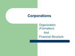 Corporations - Villanova University