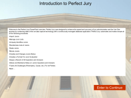 Perfect Jury - Software