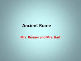 Ancient Rome - Saugerties Central Schools