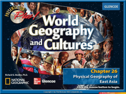 World Geography and Cultures - Scott County School District 1
