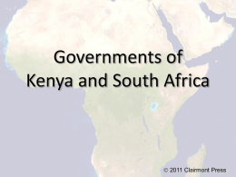 Governments of Kenya, South Africa, and Sudan