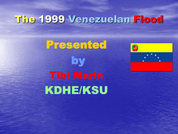 The 1999 Venezuelan Flood