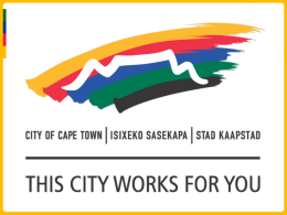 The City of Cape Town’s Role in Creating a Better Life for All