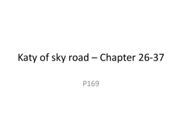 Katy of sky road – Chapter 26-37