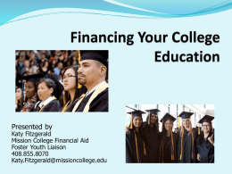 Financing Your College Education