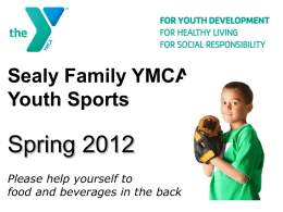 YMCA YOUTH SPORTS