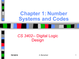 Chapter # 1: Introduction Contemporary Logic Design Randy