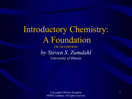 Introductory Chemistry: A Foundation FOURTH EDITION by