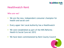 Healthwatch Kent