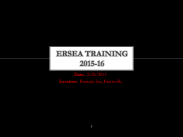 ERSEA Training ’07-’08