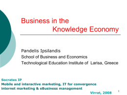 Business in the Knowledge Economy