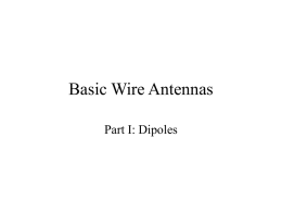 Basic Wire Antennas - Morrow County Amateur Radio Association