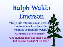 Ralph Waldo Emerson - Summit School District / Overview