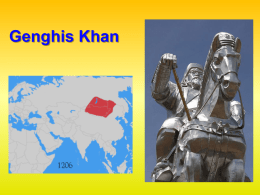 Genghis Khan “The Universal Leader”