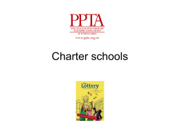 Charter schools quiz powerpoint for use by PPTA branches