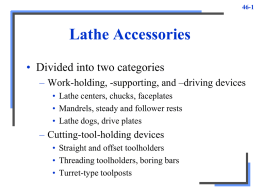 Lathe Accessories