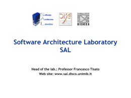 Software Architecture Laboratory SAL