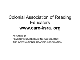Keystone State Reading Association