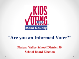 Kids Voting Mesa County
