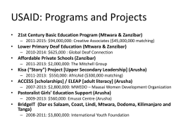 USAID: Programs and Projects
