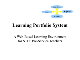 Learning Portfolio System