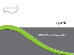 KPIs and Accountability