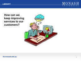 Monash University PowerPoint template