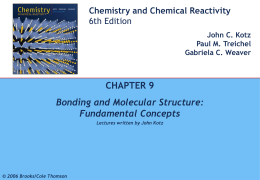 CHEMICAL BONDING - UIC Department of Chemistry