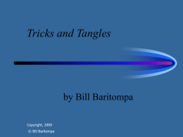 Tricks and Tangles - Dance of Mathematics
