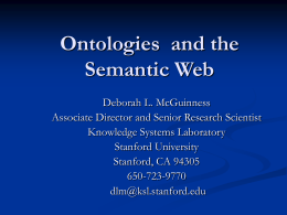 Ontologies and the Semantic Web