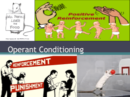 Operant Conditioning - Psychology and Civics