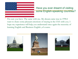 Have you ever dreamt of visiting some English