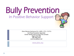Embedding Bully-Proofing in SW-PBS