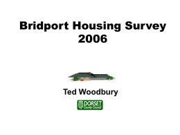 Bridport Housing Survey 2006