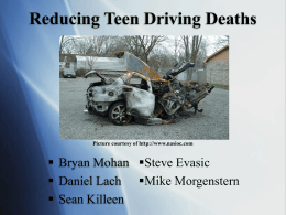 Reducing Teen Driving Death - Information Resources &amp