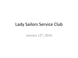 Lady Sailors Service Club