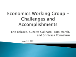 SCRI advisory group meeting 5/21/2010